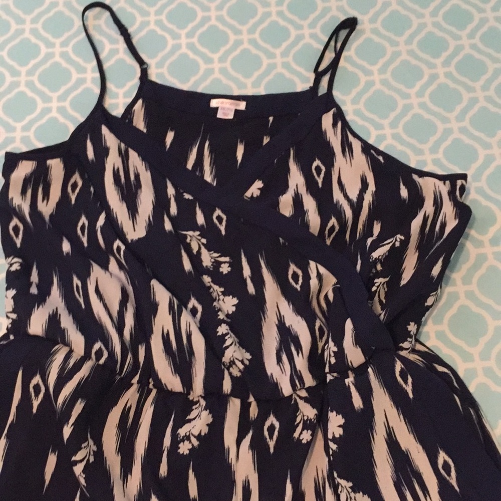 Navy Blue "Xhilaration" Romper